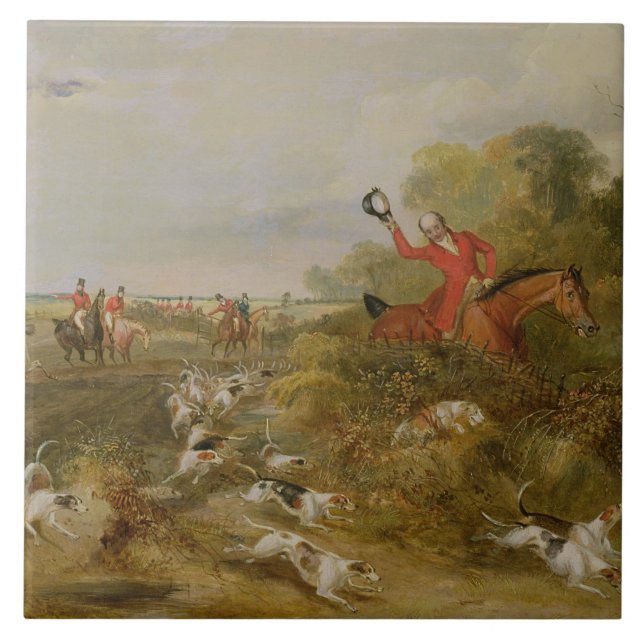Carreau Couvrant sur des chiens, Hall du célibataire, 1836 (Devant)