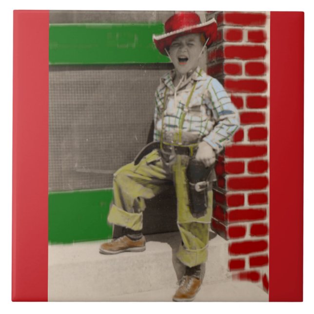 Carreau cowboy urbain (Devant)