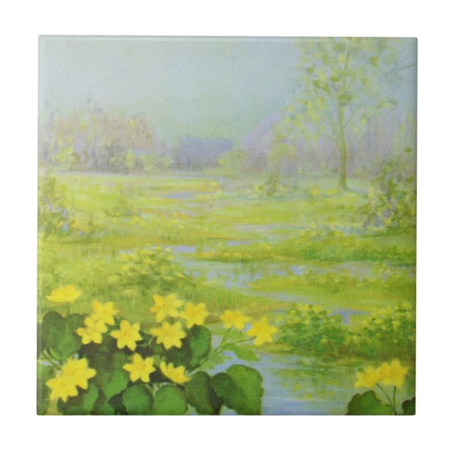 Carreau Cowslip par Cargill, 1937 (Devant)