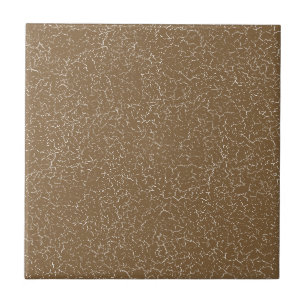 Carreau Coyote Brown Cracker Glaze Solid Color Tile