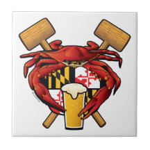 Crabe du Maryland Fête Crest