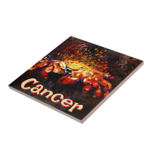 Carreau Crabe Nautique Plage Cancer Personnalisé