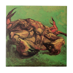 Carreau Crabe sur le Dos par Vincent van Gogh