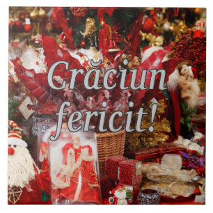 Carreau Crăciun fericit ! Joyeux Noël dans le wf roumain