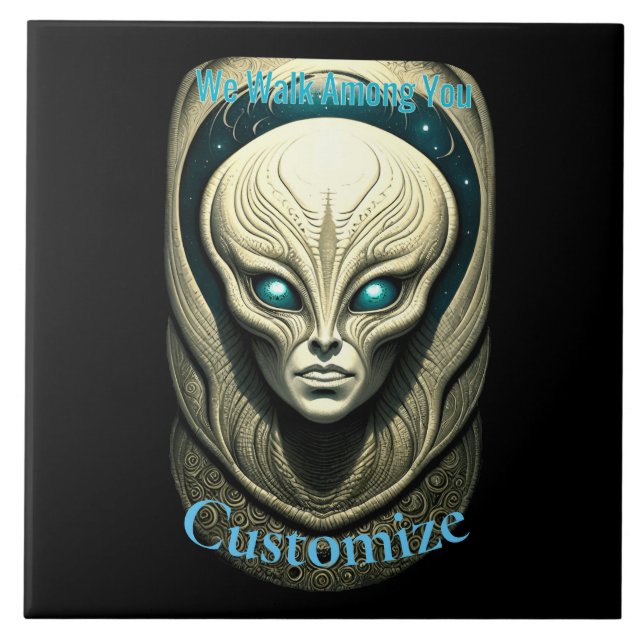 Carreau Crâne Alien Tête Thunder_Cove (Devant)