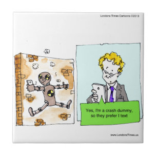 Carreau Crash Texte idiot drôle