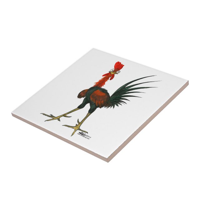 Carreau Crazy rooster (Côté)