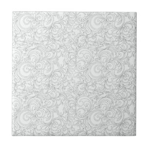 CARREAU CREAM-GRAY-SWIRLS
