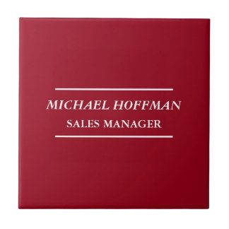 Carreau Creative Carmine rouge minimaliste classique itali