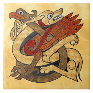 Carreau Créatures celtiques