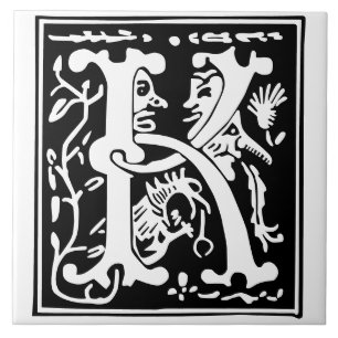 Carreau Créatures mythiques du XVIe siècle Capitale décora