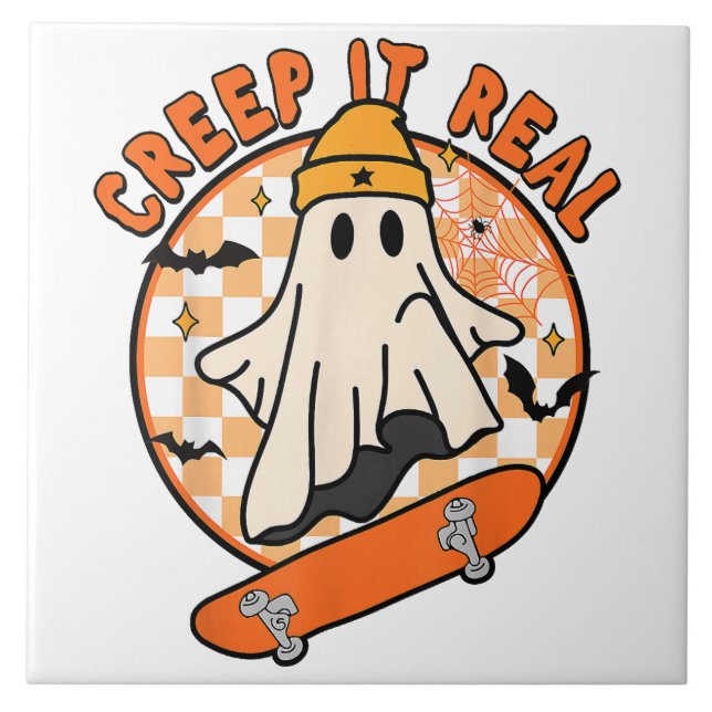 Carreau Creep It Real Halloween (Devant)