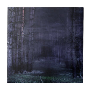 Carreau Creepy forest