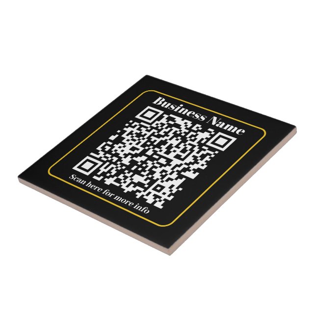 Carreau Créer un code QR d'entreprise scannable instantané (Côté)