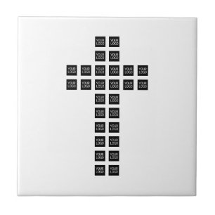 Carreau Créer un Motif croisé avec n'importe quel logo ou 