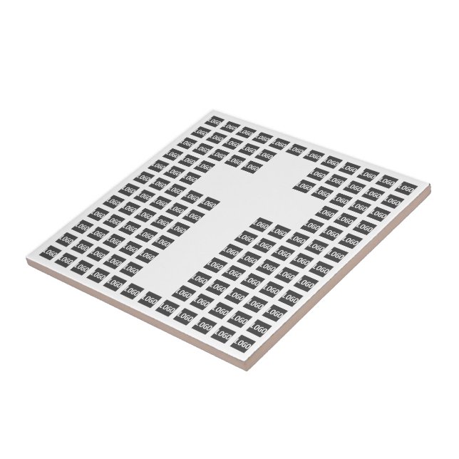 Carreau Créer un Motif croisé avec n'importe quel logo ou  (Côté)