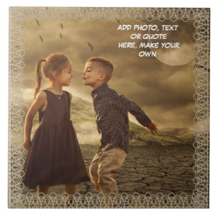 CARREAU CRÉER* VOTRE PROPRE TITRE CÉRAMIQUE