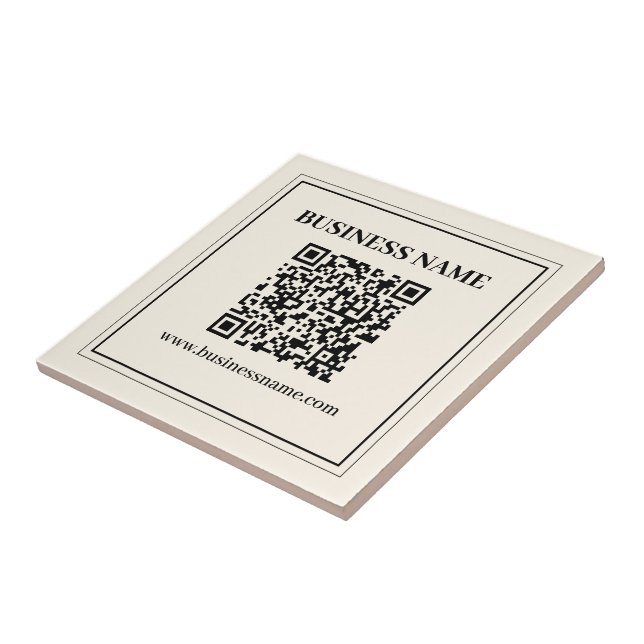 Carreau Créez instantanément un code QR scannable pour l'e (Côté)