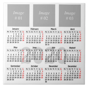 Carreau Créez votre propre calendrier 2020