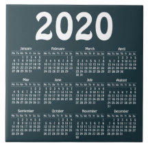 Créez votre propre calendrier 2020