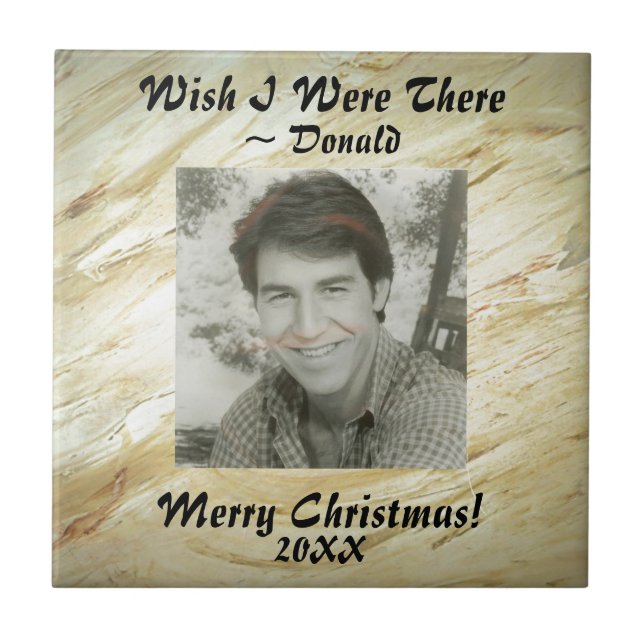 Carreau Créez votre propre photo Marbre Faux Fini (Devant)