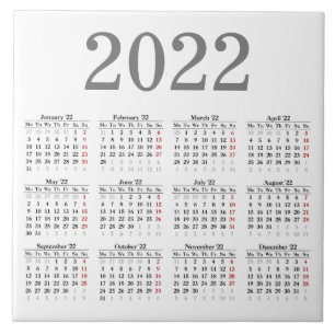 Carreau Créez votre propre tuile en céramique calendrier 2