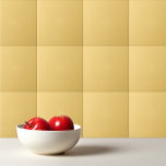 Carreau Crème de prairie solide jaune<br><div class="desc">Design jaune crème de prairie solide.</div>