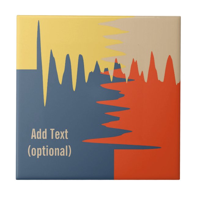 Carreau Crème rouge jaune bleu (Devant)