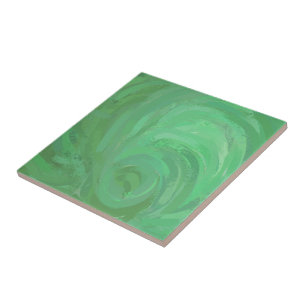 Carreau Crème verte