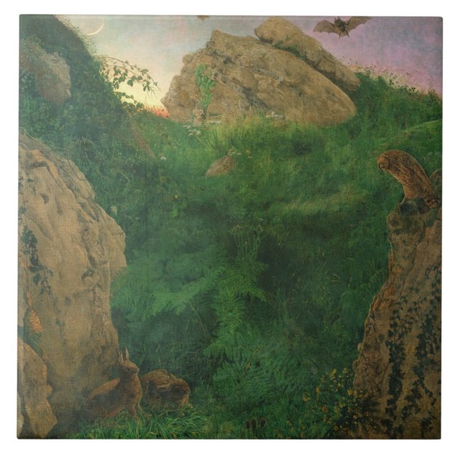 Carreau Crépuscule (huile) (Devant)