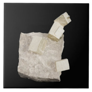 Carreau Cristaux de pyrite en schiste