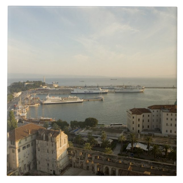 Carreau Croatie, Dalmatie, Split. Vue de Riva (Devant)