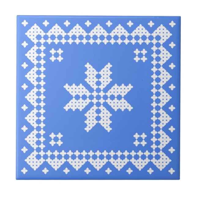 Carreau Crochet blanc - vous pouvez changer d'arrière - pl (Devant)