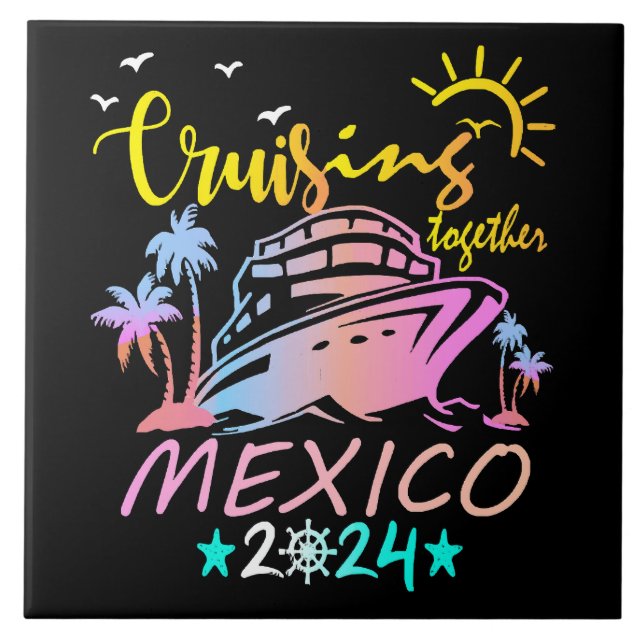 Carreau Croisière de famille au Mexique (Devant)