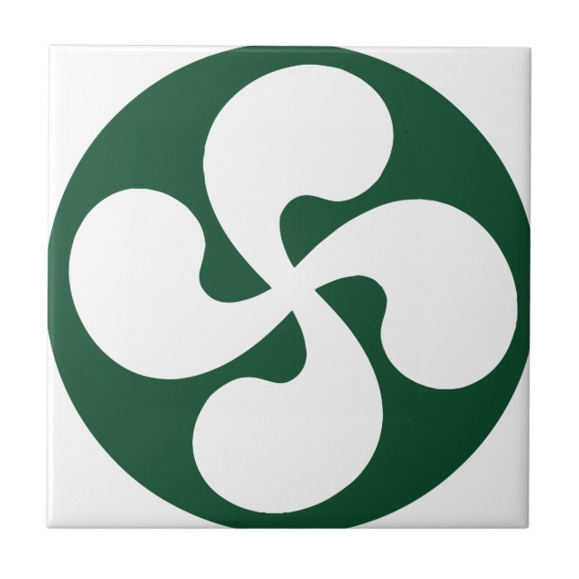 Carreau Croix Basque extrudé (Devant)