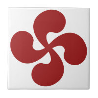 Croix Basque Rouge Lauburu