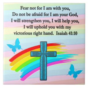 CARREAU CROIX BLEUE ET ISAIAH BOUTTERFLY 41:10