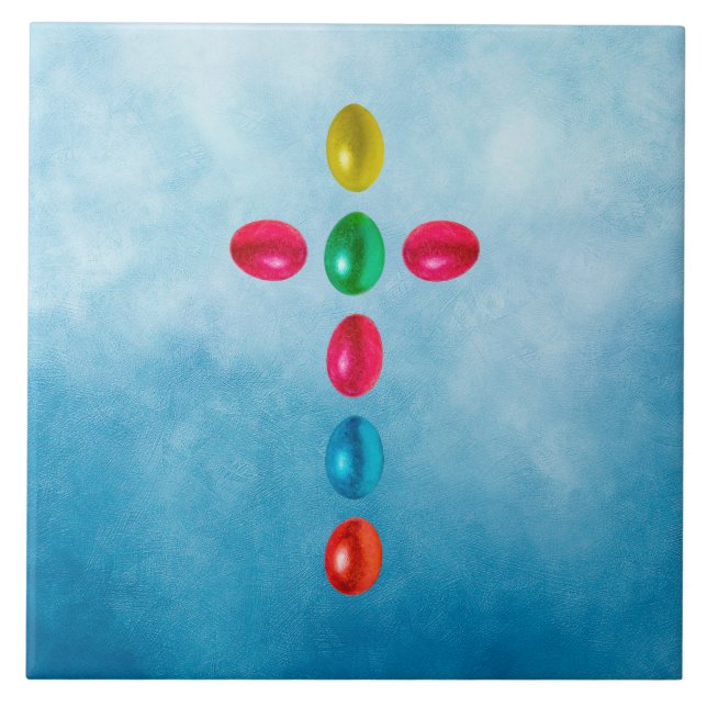 Carreau Croix des oeufs de Pâques (Devant)