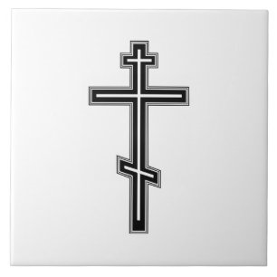Carreau Croix orthodoxe