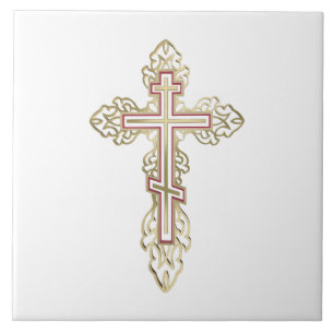 Carreau Croix orthodoxe