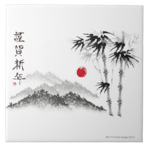 Carreau Croquis du paysage