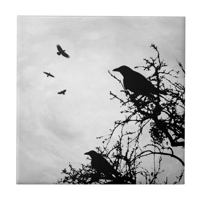 Carreau Crow Bird Design 43 (Devant)