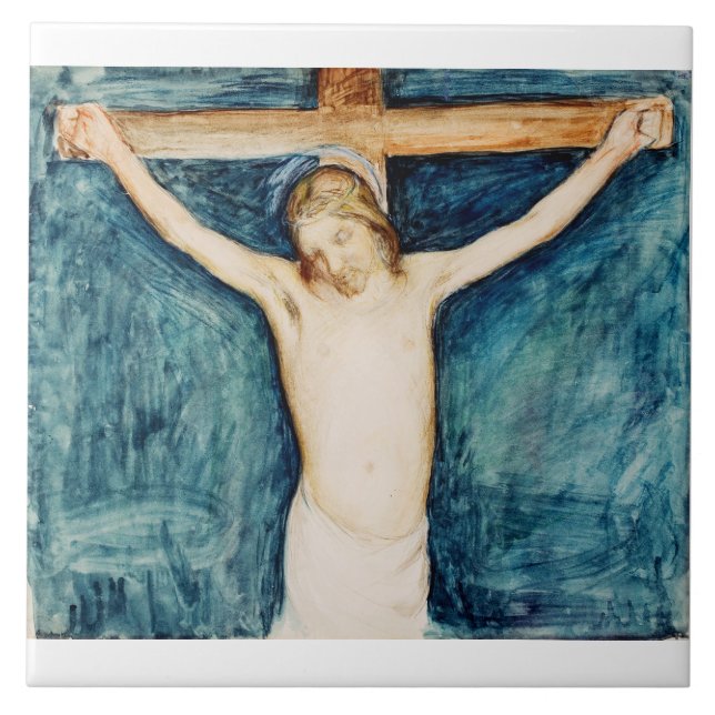 Carreau Crucifixion du Retable de l'église (Devant)