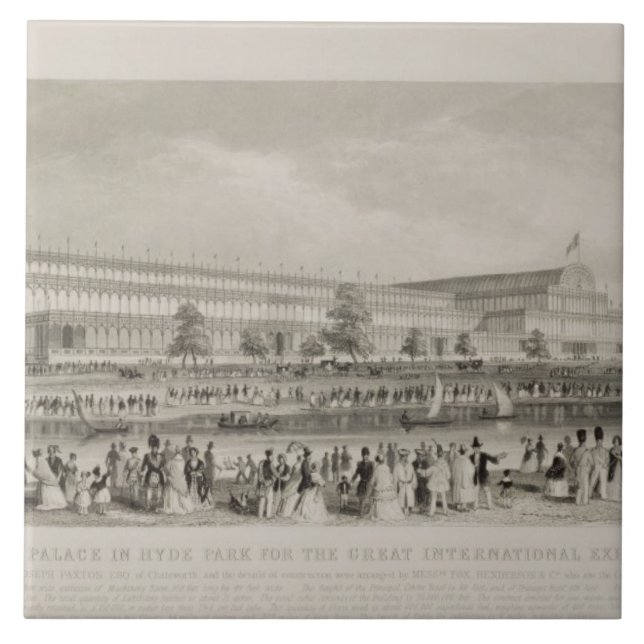 Carreau Crystal Palace dans Hyde Park pour le grand Inte (Devant)