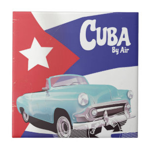 Carreau Cuba par avion