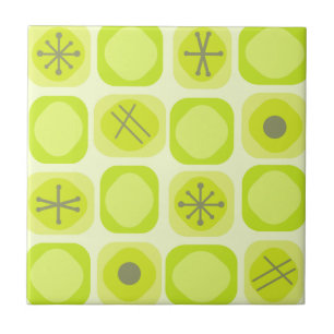 Carreau Cubes Soft Mod Art 1950 Chartreuse