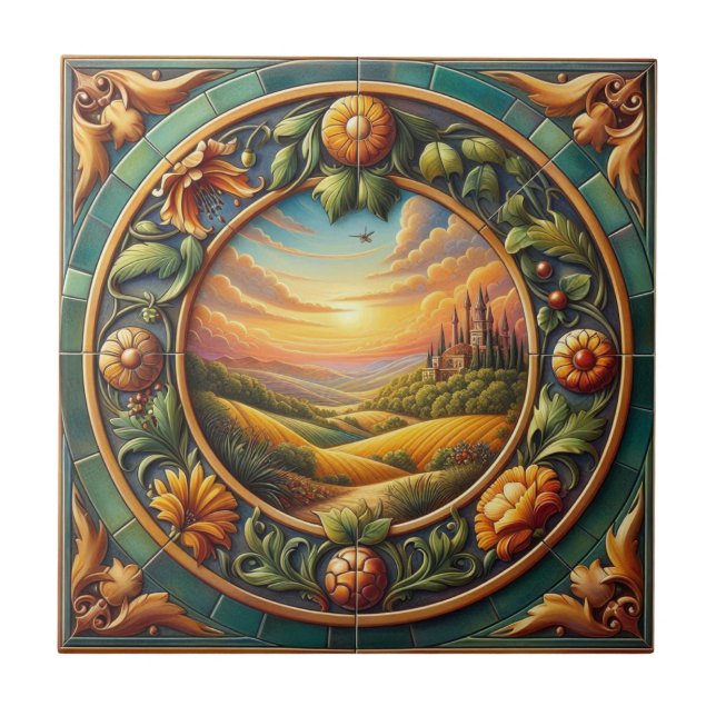 Carreau Cuisine Accent Carrelage Toscane Couleurs 04 5000X (Devant)