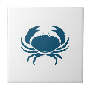 Carreau Cuisine de crabe bleu nautique