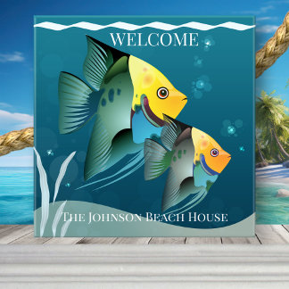 Carreau Cuisine Fish Ocean Beach House Carrelage en cérami