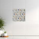 Carreau Cuisine rustique Peinte à la main<br><div class="desc">Design dispose d'un motif en alliage d'articles de cuisine de ferme dans le style design hydrique tendance, avec votre nom ou choix de personnalisation. Obtenez des carreaux de style vintage et modernes pour votre prochaine rénovation de maison! C'est la touche finale parfaite pour votre maison. Ajoutez votre libellé personnalisé à...</div>